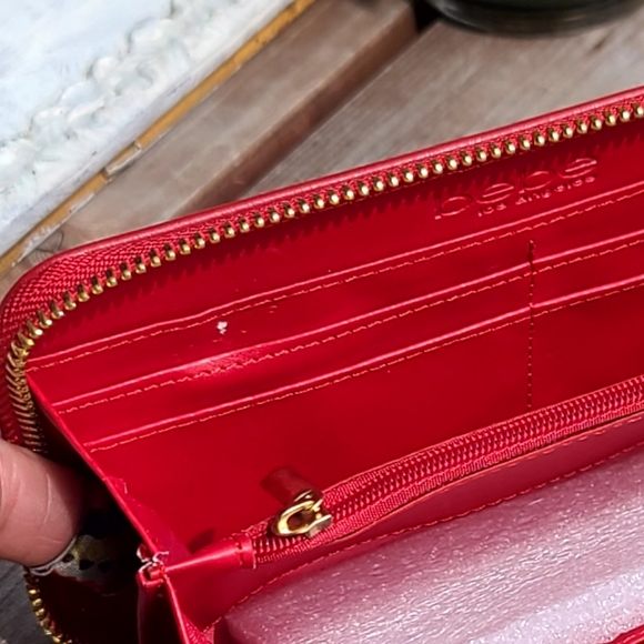 NWOT BEBE red wallet - Picture 9 of 9